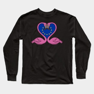 Flamingo European Union Long Sleeve T-Shirt